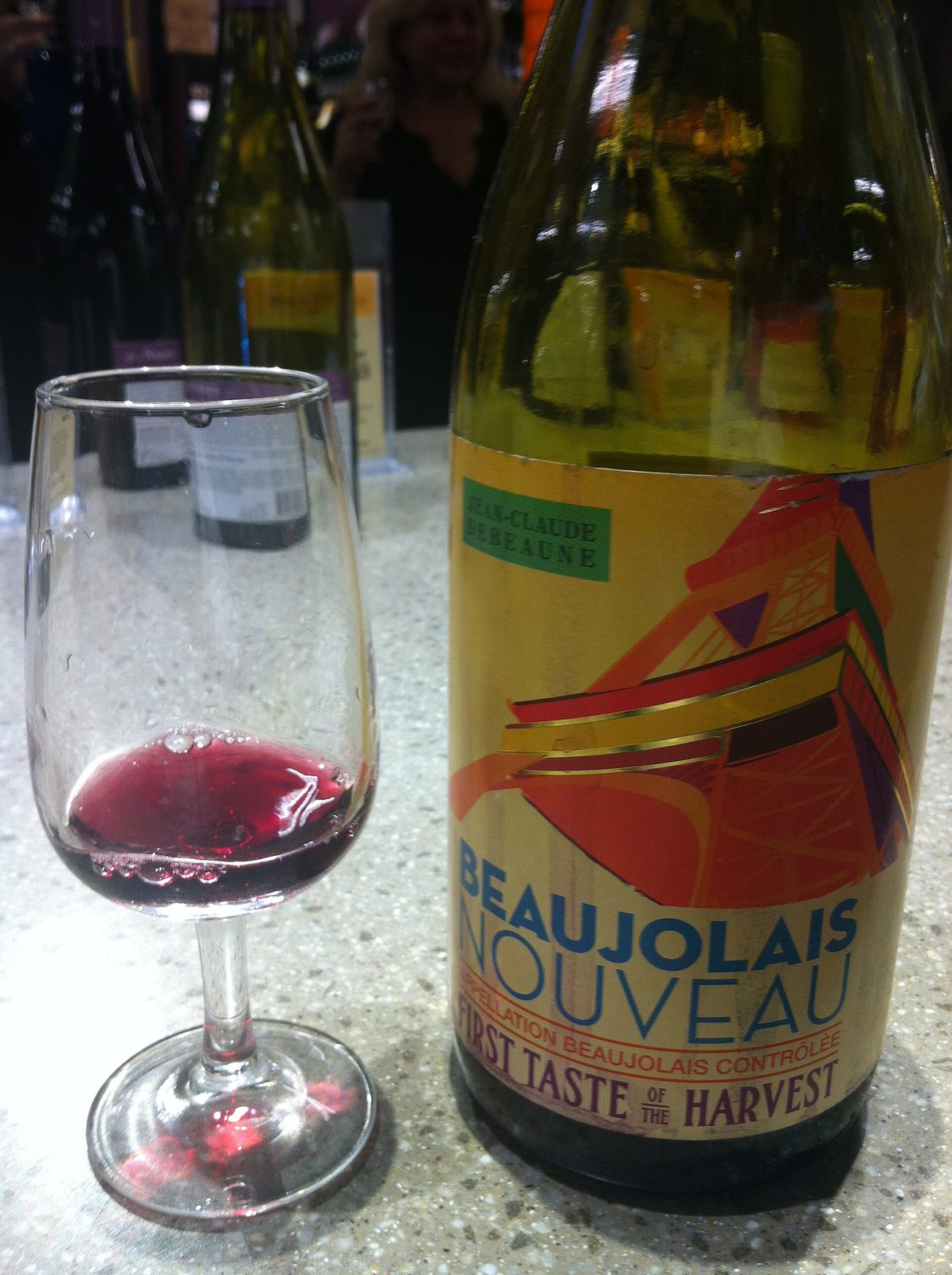 Beaujolais nouveau wine