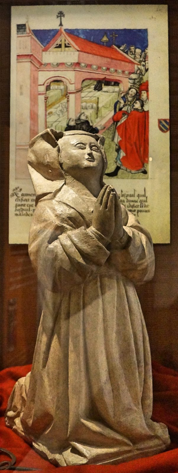 Beaune Hôtel-Dieu statue de Guigone de Salins