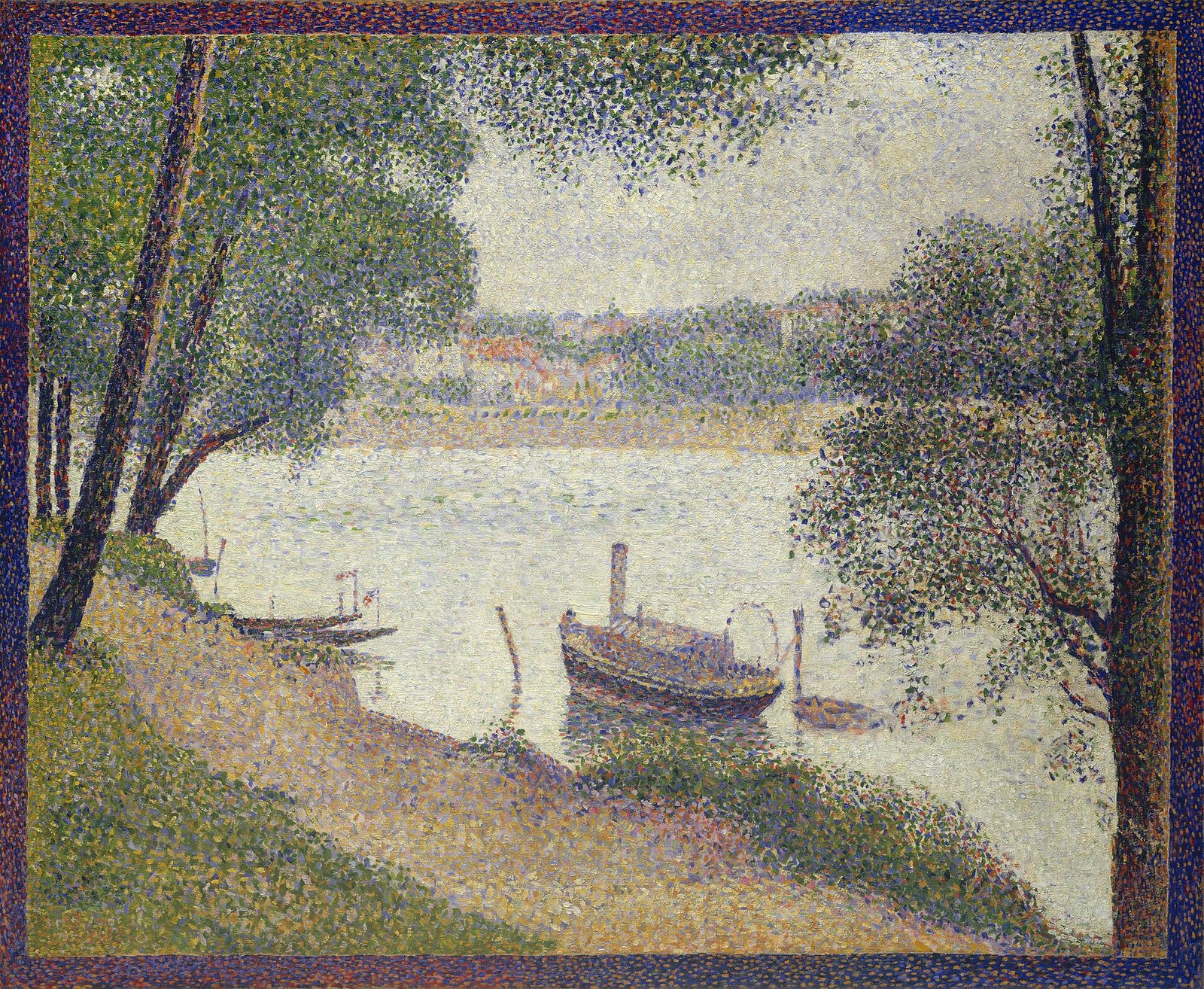 Gray Weather, Grand Jatte (1888) - Georges Seurat (Metropolitan Museum of Art)