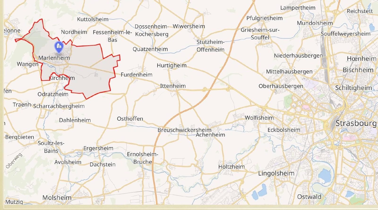 La Couronne d'Or — Marlenheim, Kirchheim, Nordheim et Wangen