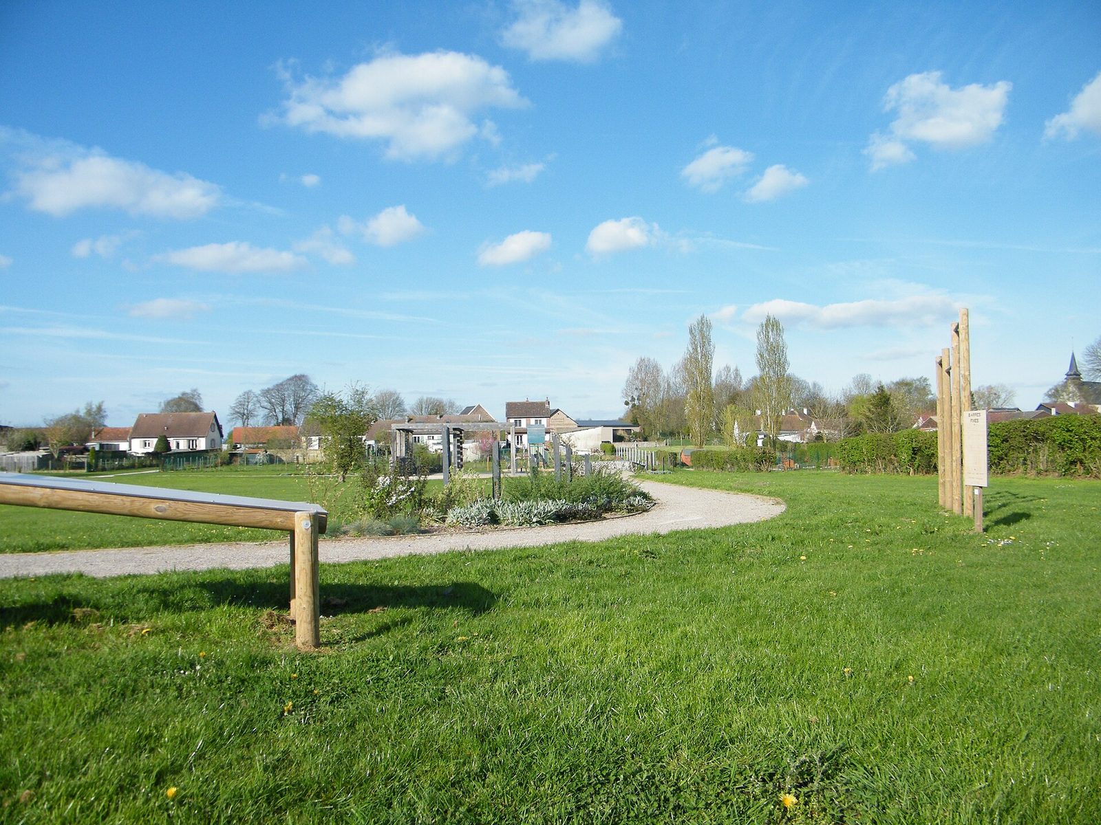 Hautvillers-Ouville, Somme, Fr, parc de loisirs