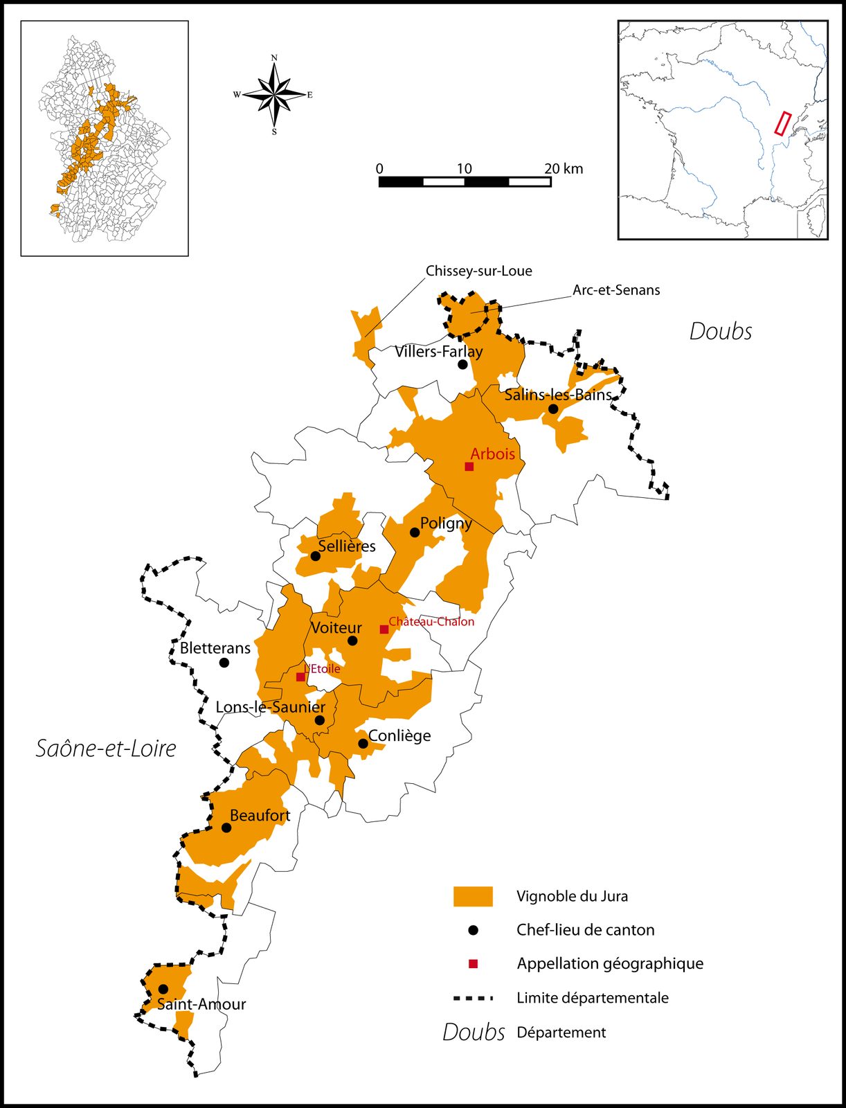Vignobles jura