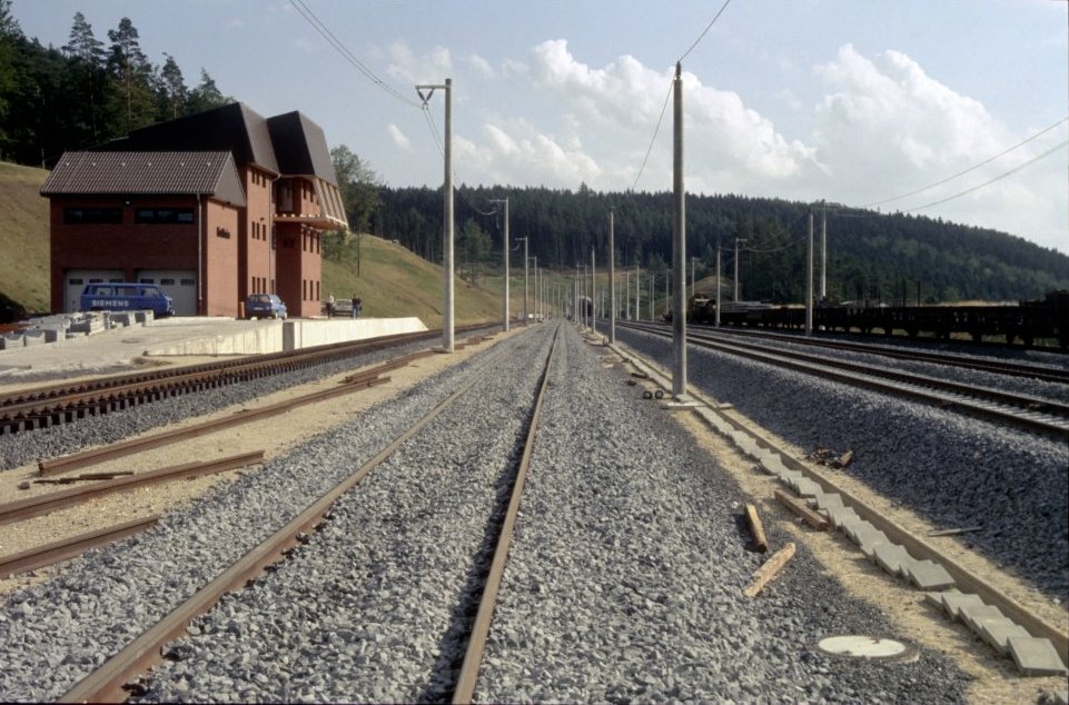 Kirchheim Betriebsbahnhof construction