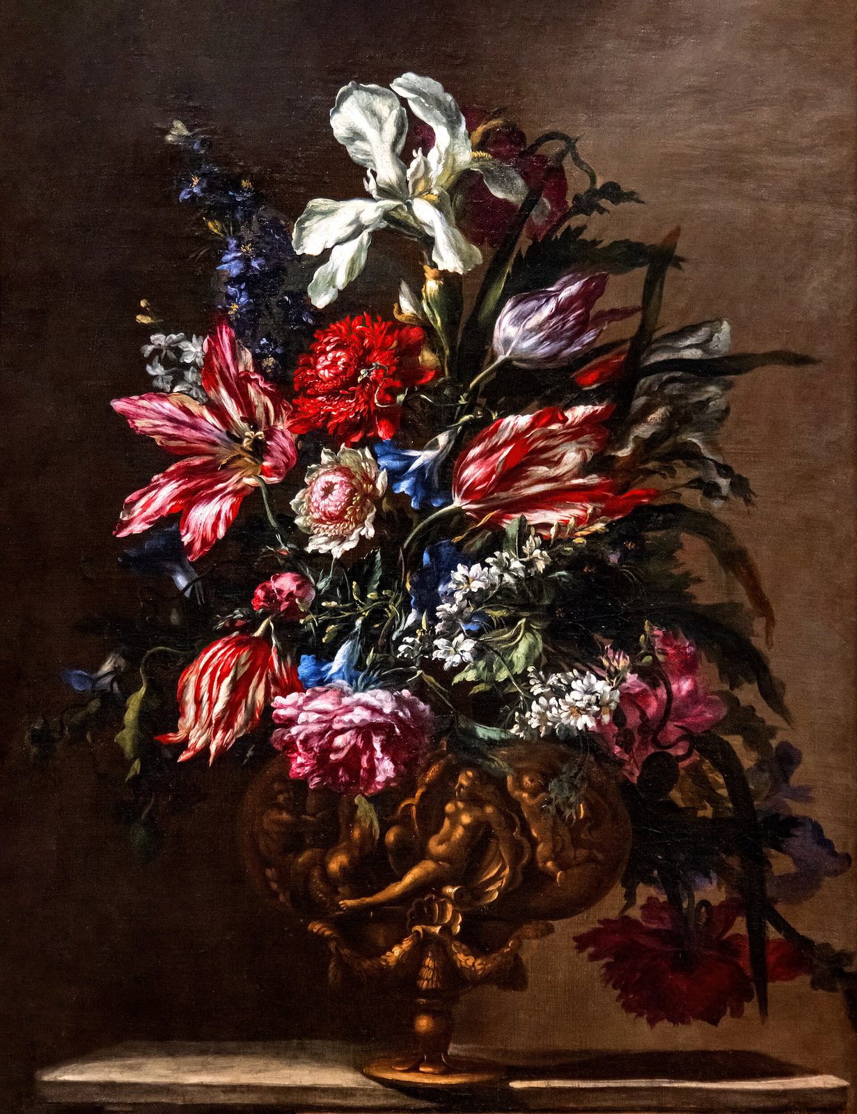 (Narbonne) Fleurs dans un vase 840.9.1 - Jean-Baptiste Monnoyer - Musée des Beaux-Arts de Narbonne