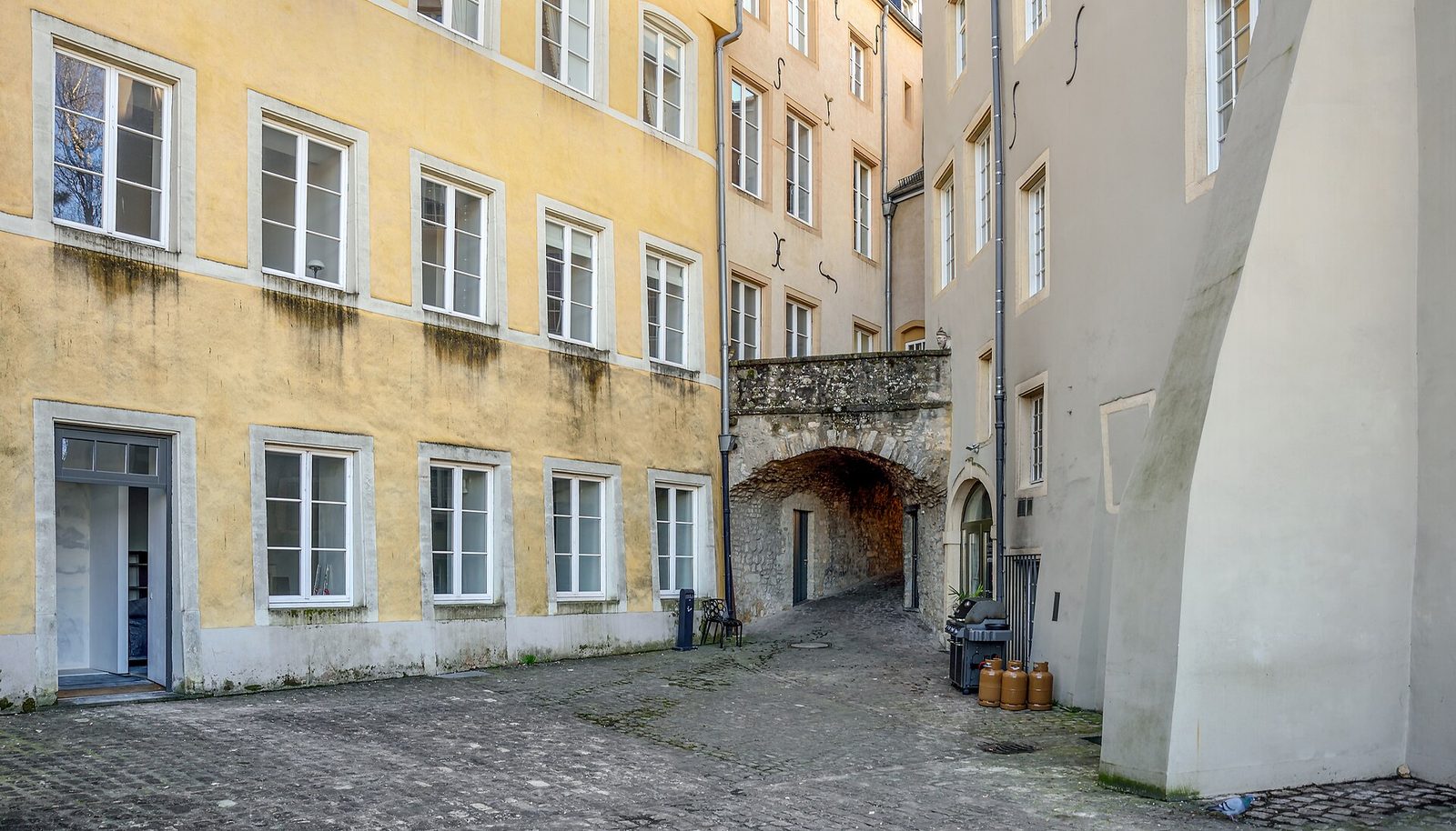 Luxembourg City - Schéieschlach depuis Rempart