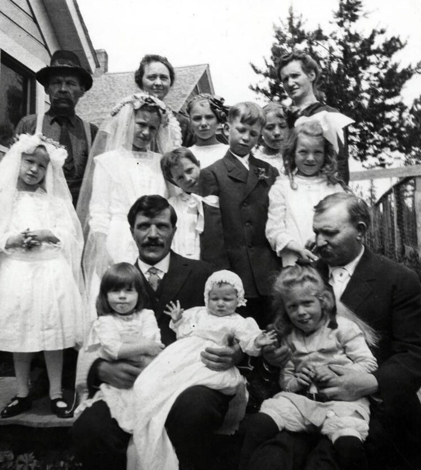Famille Groh & Zagelow, Bovill, Idaho, vers 1910