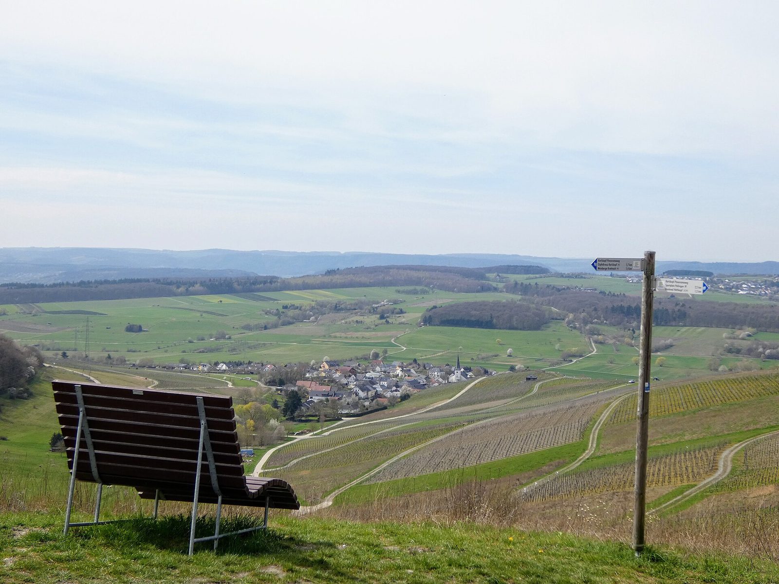 Mosel Valley seen from Hunsrück-Hochwald
