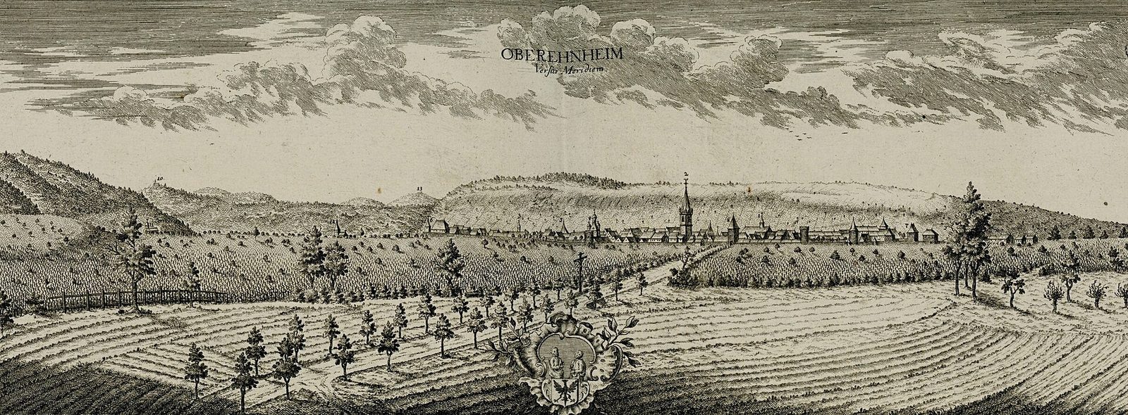 Gravure Obernai 1761