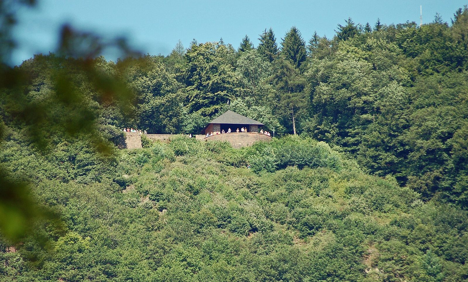Aussichtspunkt Cloef an der Saarschleife Orscholz