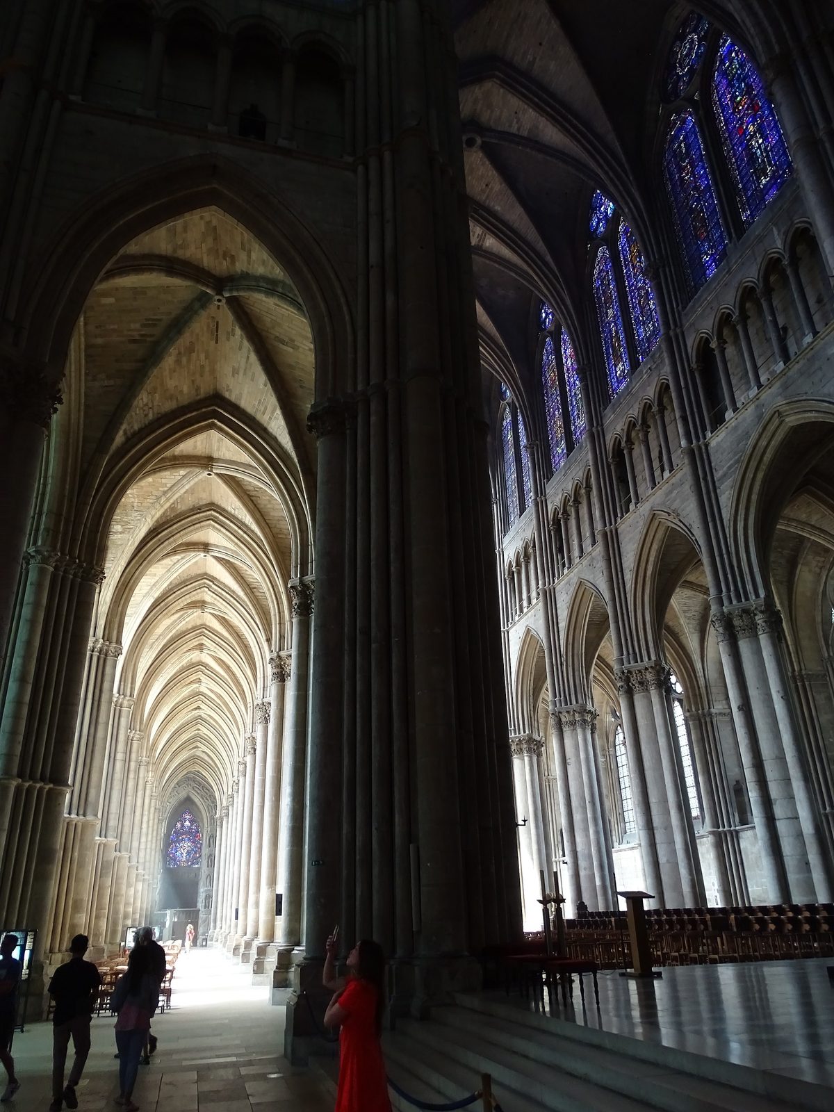Reims Cathedral - Reims - Champagne - France - interior June 2022