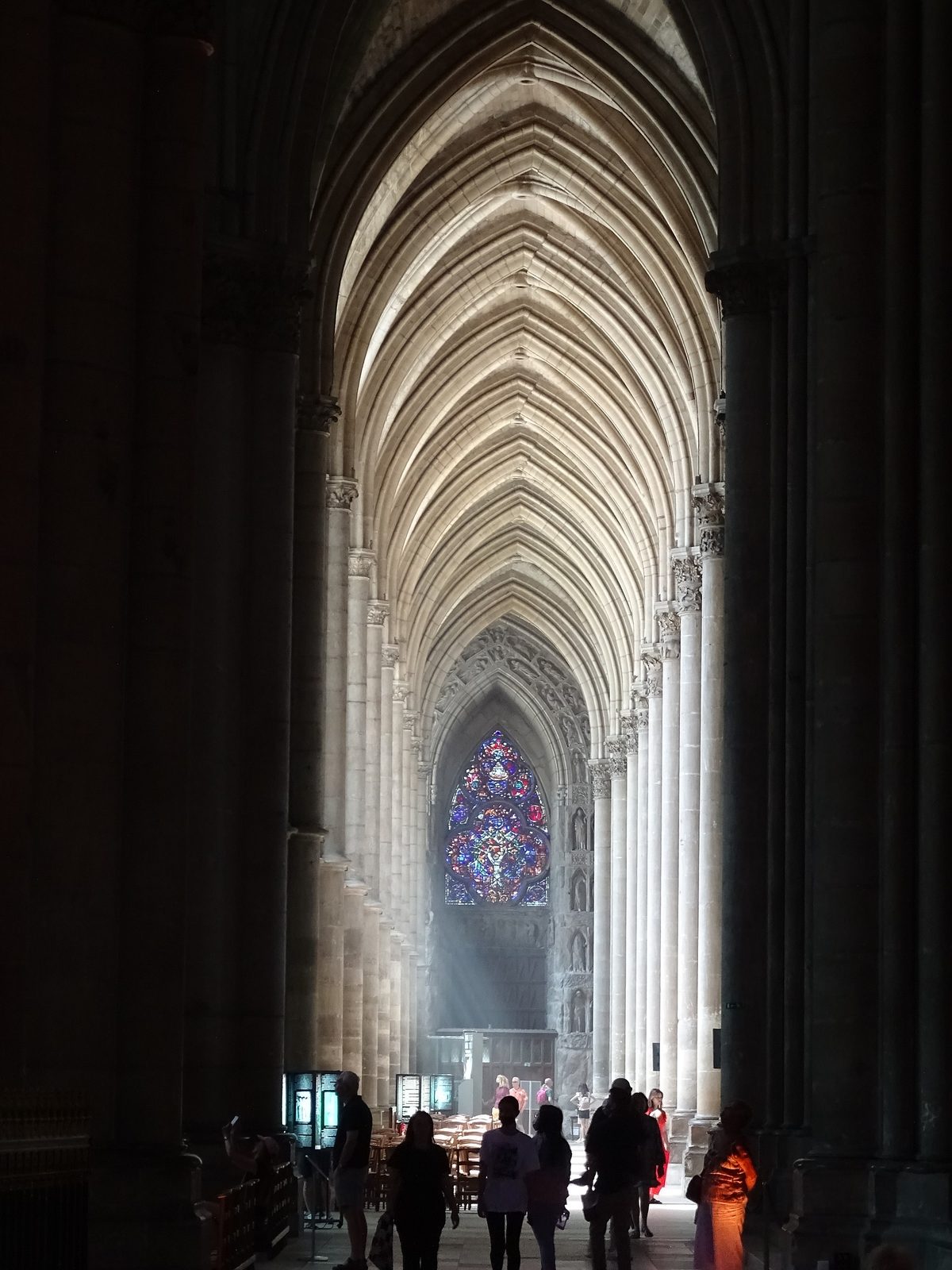 Reims Cathedral - Reims - Champagne - France - interior arches June 2022