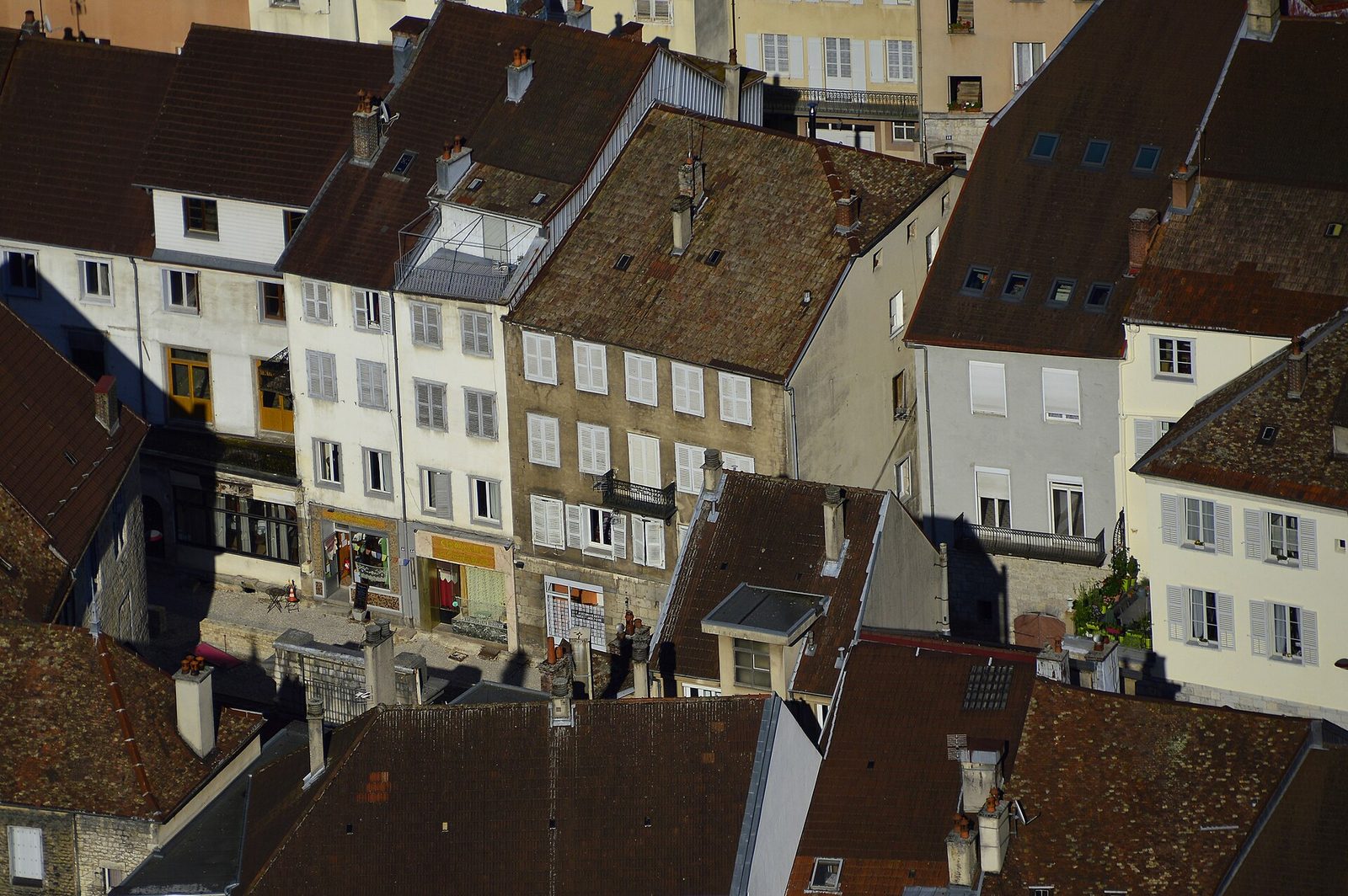 Roofs of Salins-les-Bains