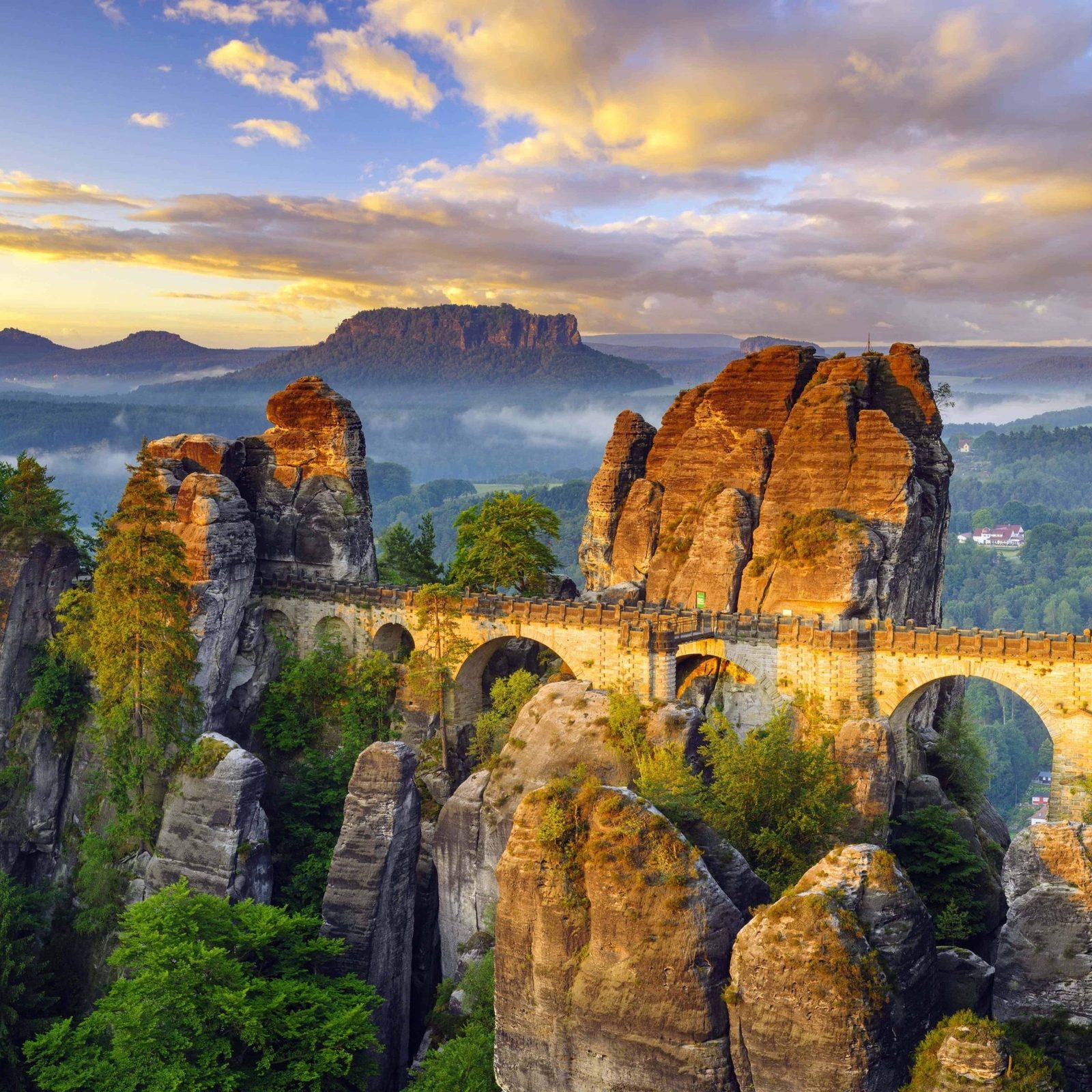 Les rochers de la Bastei, Suisse saxonne