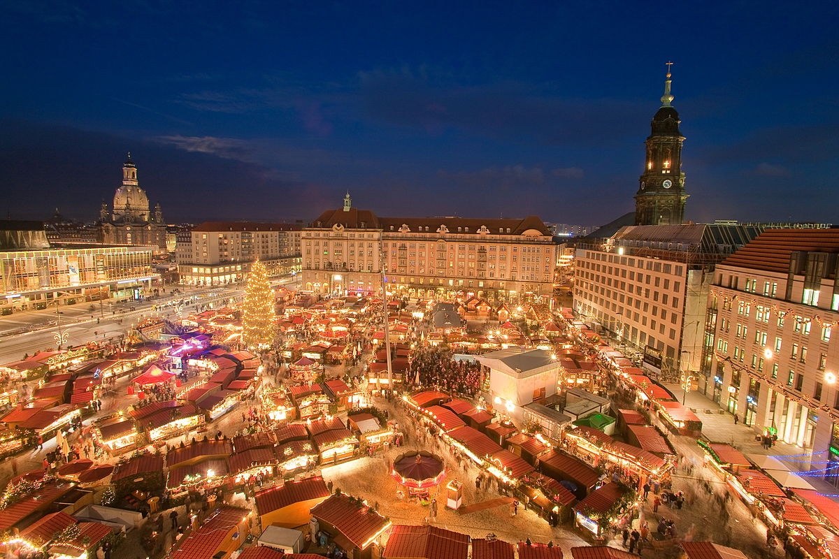 Le Striezelmarkt de Dresde