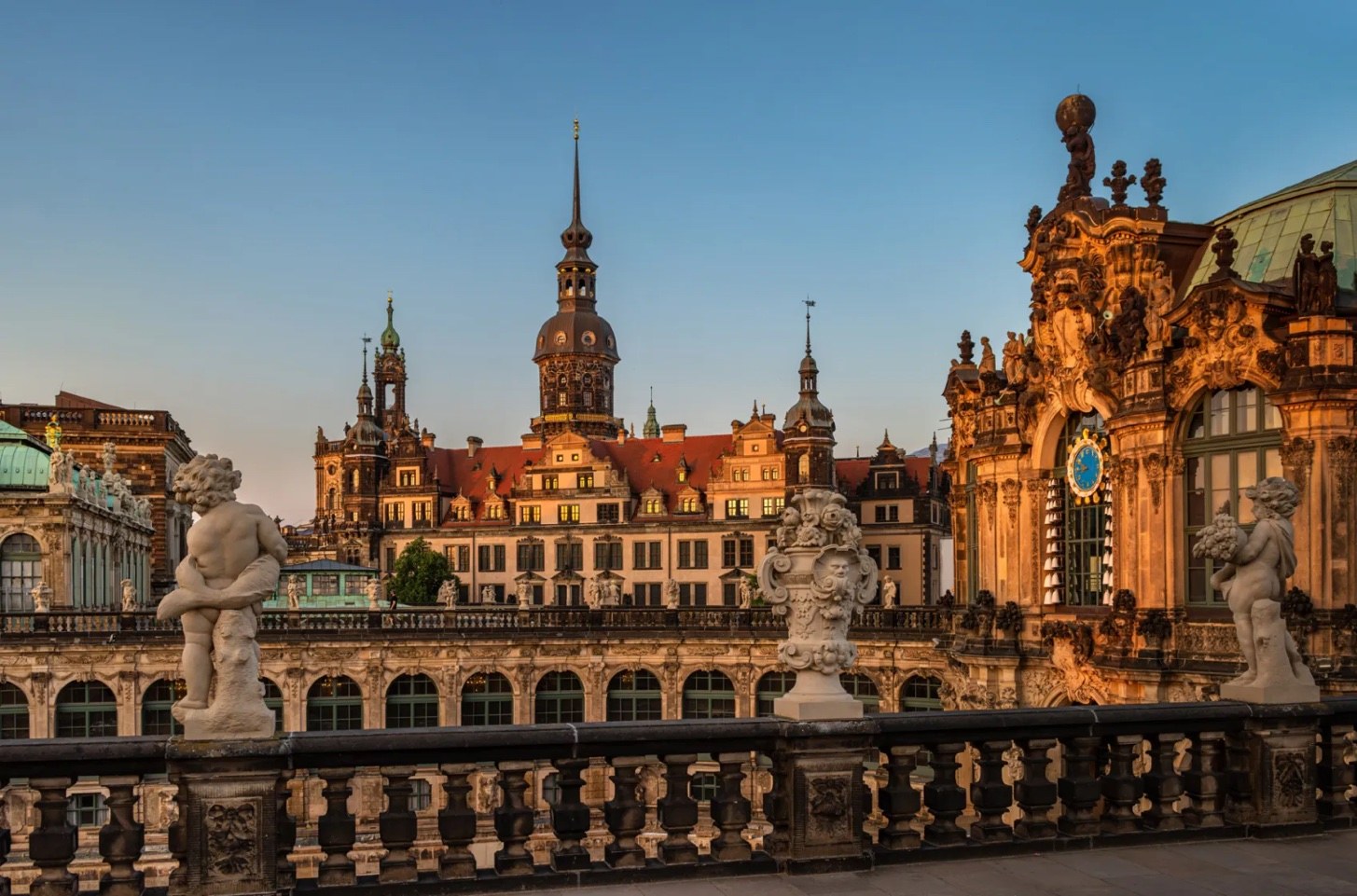 Dresde — le Zwinger et la Frauenkirche