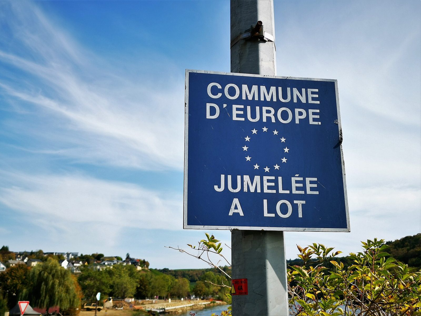 Luxembourg, Wormeldange, commune d'Europe